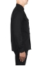 SBU 05784_AW Black cotton work shirt with pockets 03