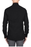 SBU 05785_AW Plain soft cotton black flannel shirt 05