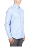 SBU 05786_AW Plain soft cotton light blue flannel shirt 02