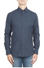 SBU 05787_AW Plain soft cotton blue flannel shirt 01