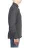 SBU 05790_AW Plain soft cotton grey flannel shirt 03