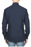 SBU 05792_AW Natural indigo dyed classic blue cotton denim shirt 05