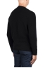 SBU 05971_AW Maglia girocollo in misto lana merino nera 04