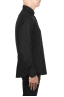 SBU 06136_SS Camicia in twill di cotone nera 03