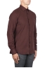 SBU 06137_SS Camicia in twill di cotone bordeaux 02