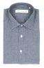 SBU 06149_SS Camicia classica in denim di cotone grigio 06