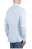 SBU 06151_SS Camicia classica in lino azzurra 04