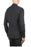 SBU 06161_SS Camicia con collo coreano in cotone nera 04