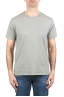 SBU 06265_SS T-shirt girocollo aperto in cotone fiammato grigio 01