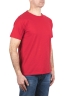 SBU 06266_SS T-shirt girocollo aperto in cotone fiammato rosso 02