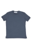 SBU 06276_SS T-shirt girocollo in cotone piqué blu 06