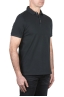 SBU 06311_SS Polo in piqué a maniche corte nera 02