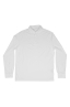 SBU 06319_SS Polo in cotone leggero a maniche lunghe bianca 06