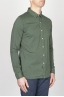 SBU - Strategic Business Unit - 古典的なポイントの襟緑の綿のジャージーシャツ