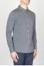 SBU - Strategic Business Unit - Classic Point Collar Grey Cotton Jersey Shirt
