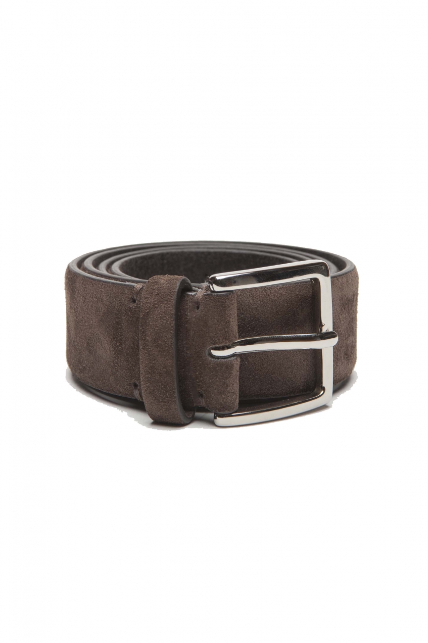 SBU 01241 Suede leather belt 01