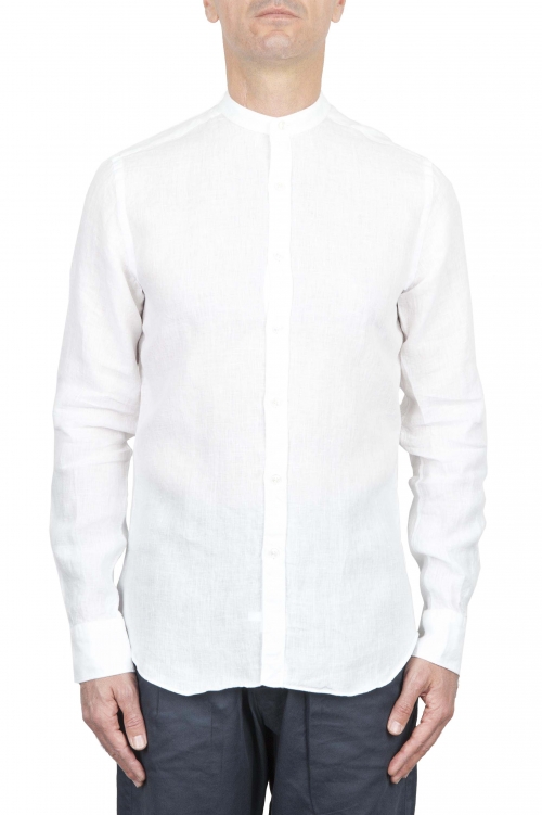 SBU 01273 Mandarin collar cotton shirt 01