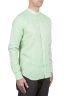 SBU 01276 Camisa de lino de collar mandarín 02
