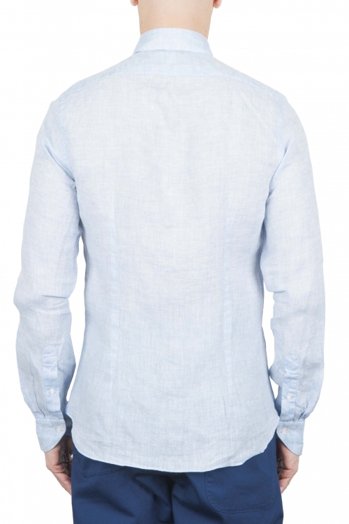 SBU 01279 Slim fit linen shirt 01