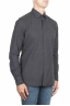 SBU 01311 Plain soft cotton grey flannel shirt 02