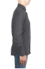 SBU 01311 Plain soft cotton grey flannel shirt 03