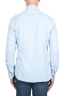 SBU 01314 Blue cotton twill shirt 04