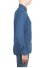 SBU 01315 Camicia in twill di cotone blu 03