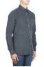 SBU 01320 Grey corduroy cotton shirt 02