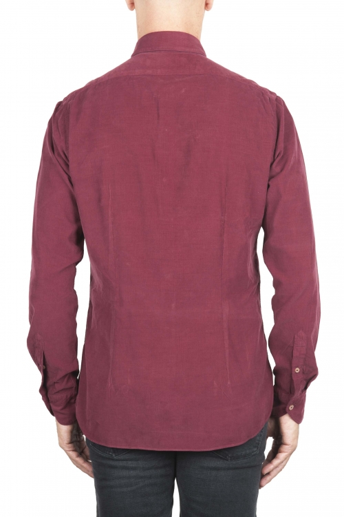 SBU 01322 Camisa de pana de algodón rojo 01