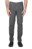 SBU 01457 Jeans elasticizzato in velluto millerighe a coste sovratinto prelavato grigio 01