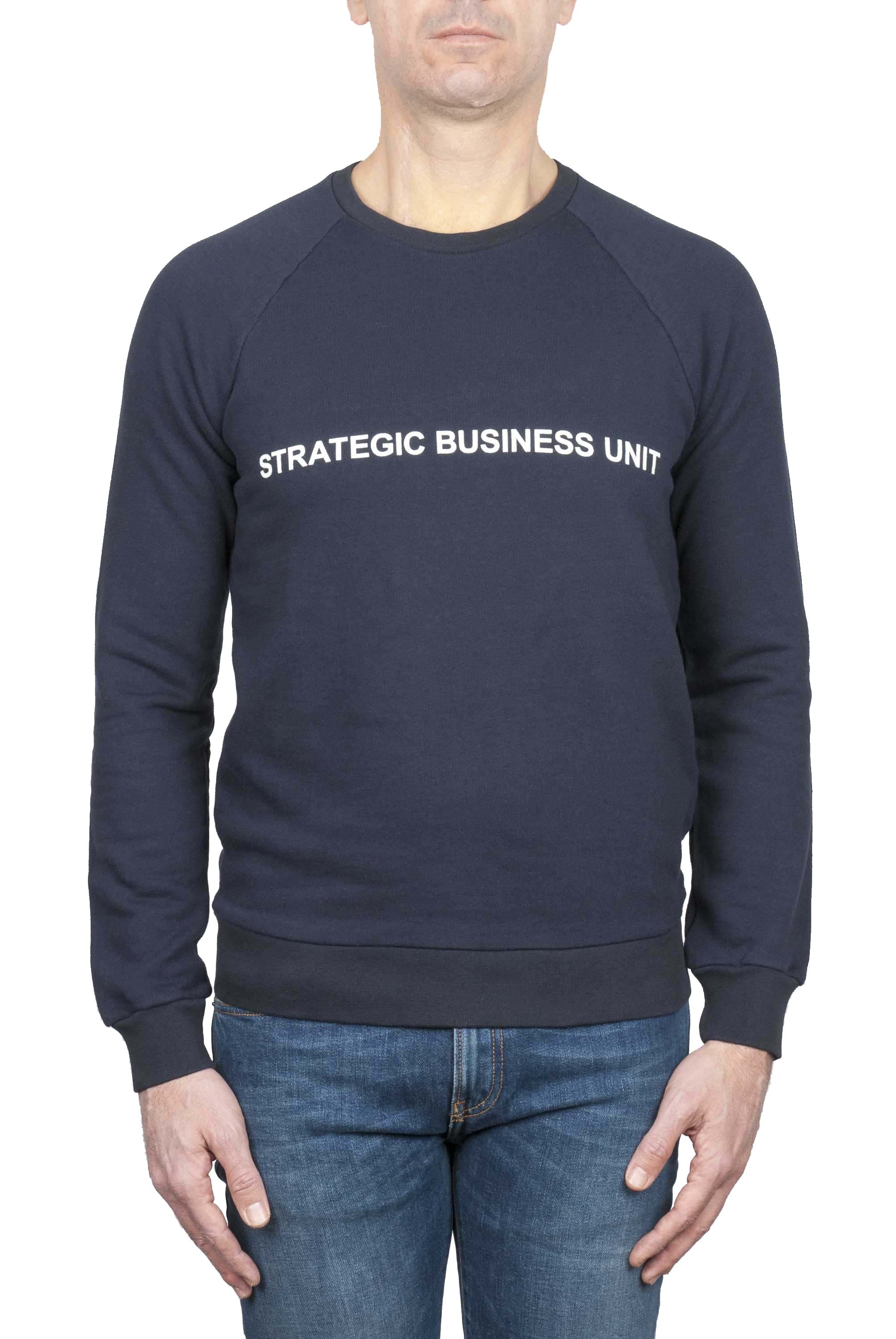 SBU 01466 Strategic Business Unit logo printed crewneck sweatshirt 01