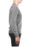 SBU 01480 Grey crew neck wool sweater faded effect 03