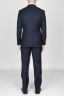 SBU - Strategic Business Unit - MenS Navy Blue Cool Wool Formal Suit Partridge Eye Blazer And Trouser