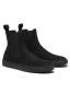 SBU 01506 Classic elastic sided boots in black nubuck calfskin leather 02