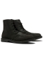 SBU 01508 Classic high top desert boots in black oiled calfskin leather 02