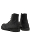 SBU 01511 Classic high top desert boots in black waxed calfskin leather 03