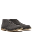 SBU 01517 Classic mid top desert boots in grey suede calfskin leather 02