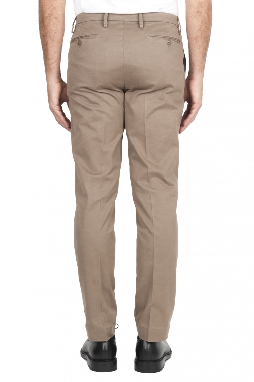 SBU 01534 Classic chino pants in beige stretch cotton 01