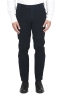 SBU 01551 Blue stretch corduroy sport suit blazer and trouser 04