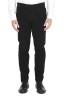 SBU 01553 Black stretch corduroy sport suit blazer and trouser 04