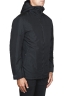SBU 01554 Technical waterproof padded short parka jacket black 02