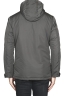 SBU 01556 Technical waterproof padded short parka jacket grey 04