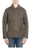 SBU 01561 Wind and waterproof hunter jacket in green oiled cotton 01