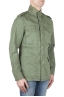 SBU 01567 Stone washed green cotton military field jacket 02