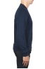 SBU 01462 Blue cotton jersey bomber sweatshirt 03