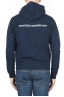 SBU 01464 Blue cotton jersey hooded sweatshirt 04