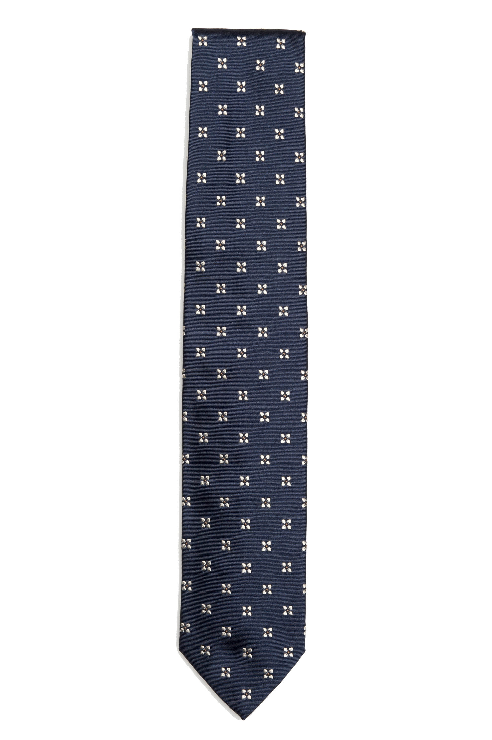 SBU 01578 Classic handmade pointed tie in silk 01
