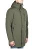 SBU 01582 Thermic waterproof long parka and detachable down jacket green 02