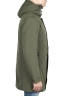 SBU 01582 Parka térmica larga impermeable y chaqueta de plumón desmontable verde 03