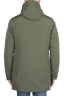 SBU 01582 Parka térmica larga impermeable y chaqueta de plumón desmontable verde 04